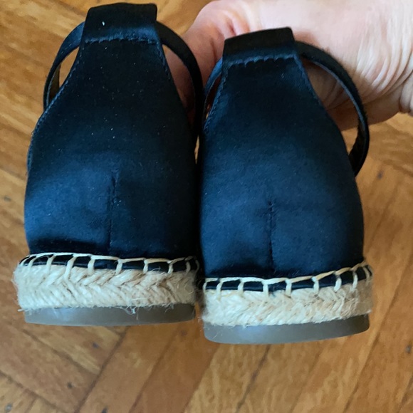 Isaac Mizrahi Floral Appliqué Satin Espadrilles - Picture 3 of 5